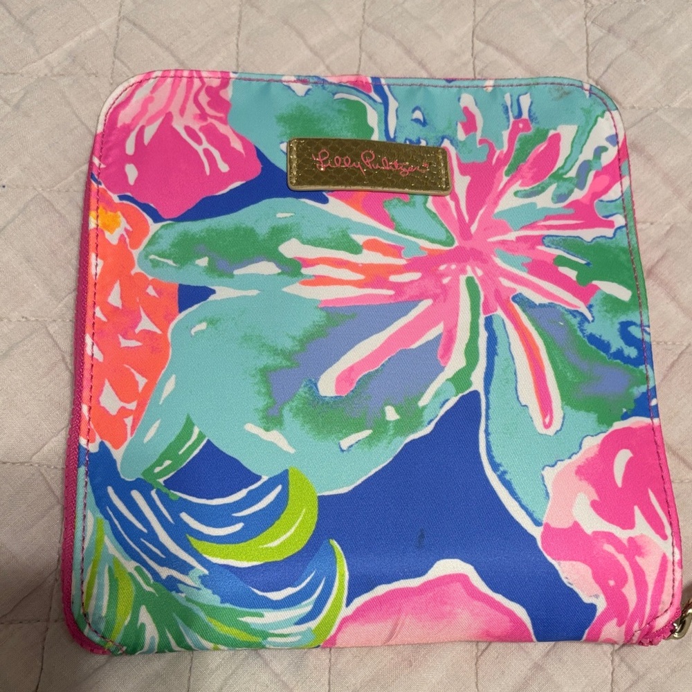 Lilly Pulitzer Vibrant Floral Cosmetic Bag